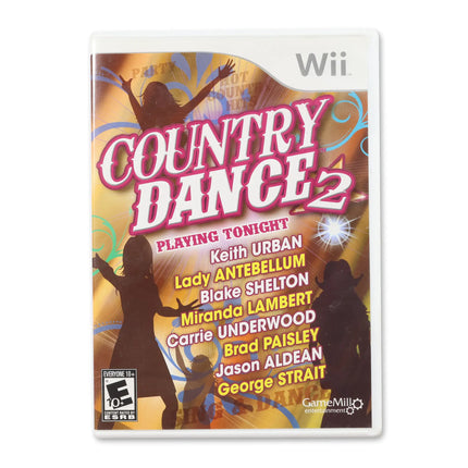 Country Dance 2 for Nintendo Wii - Case front cover - Complete in box or case and game.