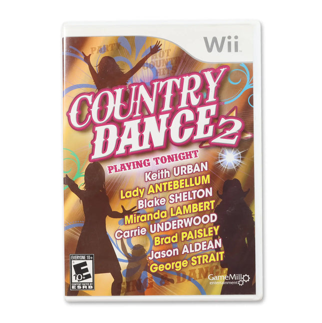Country Dance 2 for Nintendo Wii - Case front cover - Complete in box or case and game.