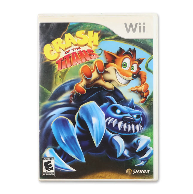 Crash of the Titans for Nintendo Wii - Case front cover - Complete in box or case and game.