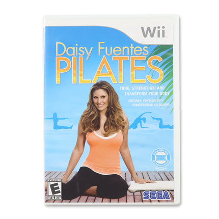 Daisy Fuentes Pilates for Nintendo Wii - Case front cover - Complete in box or case and game.