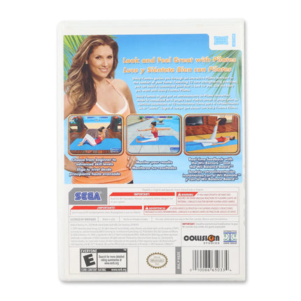 Daisy Fuentes Pilates for Nintendo Wii - Case back cover - Product gallery.