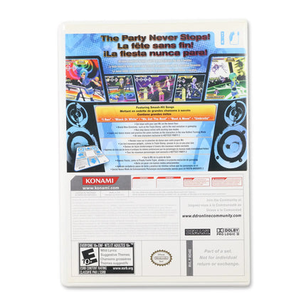 Dance Dance Revolution: Hottest Party 2 for Nintendo Wii - Case back cover - Product gallery.