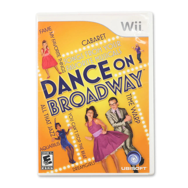 Dance On Broadway for Nintendo Wii - Case front cover - Complete in box or case and game.