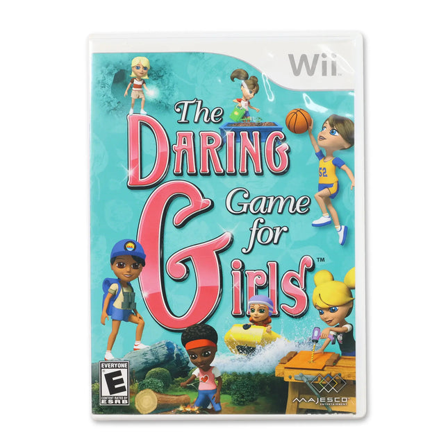 The Daring Game for Girls for Nintendo Wii - Case front cover - Complete in box or case and game.