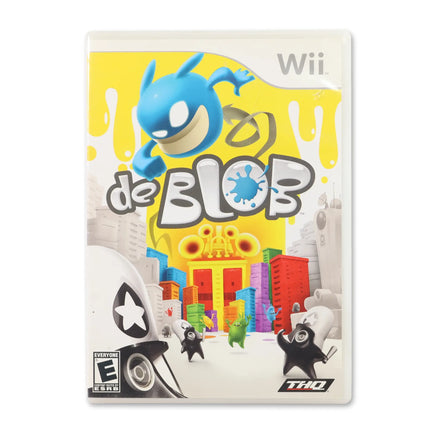 De Blob for Nintendo Wii - Case front cover - Complete in box or case and game.
