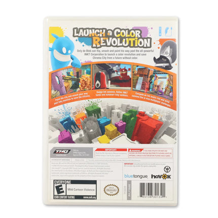 De Blob for Nintendo Wii - Case back cover - Product gallery.