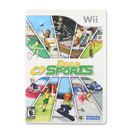 Deca Sports for Nintendo Wii - Case front cover - Complete in box or case and game.