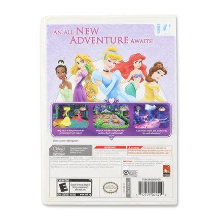 Disney Princess: My Fairytale Adventure for Nintendo Wii - Case back cover - Product gallery.