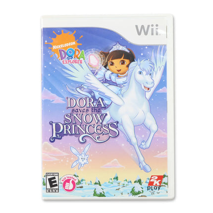 Dora the Explorer Dora Saves the Snow Princess for Nintendo Wii - Case front cover - Complete in box or case and game.