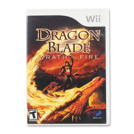 Dragon Blade Wrath Of Fire for Nintendo Wii - Case front cover - Complete in box or case and game.