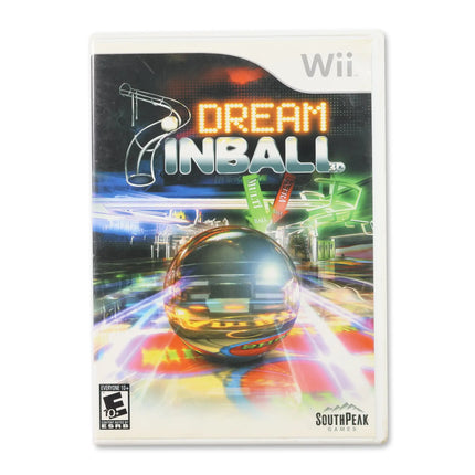 Dream Pinball 3D for Nintendo Wii - Case front cover - Complete in box or case and game.