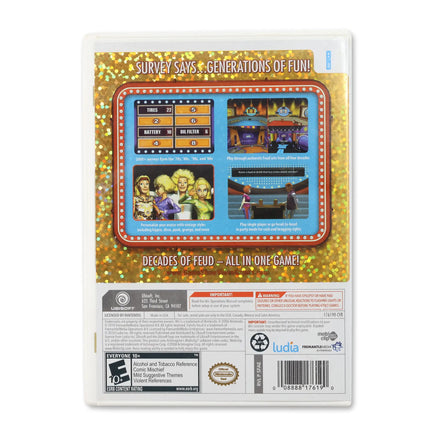 Family Feud Decades for Nintendo Wii - Case back cover - Product gallery.