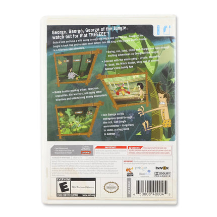 George of the Jungle and the Search for the Secret for Nintendo Wii - Case back cover - Product gallery.