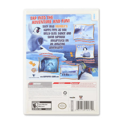 Happy Feet for Nintendo Wii - Case back cover - Product gallery.