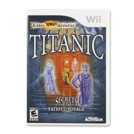 Hidden Mysteries: Titanic for Nintendo Wii - Case front cover - Complete in box or case and game.