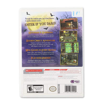 I Spy: Spooky Mansion for Nintendo Wii - Case back cover - Product gallery.