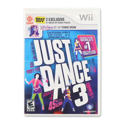 Just Dance 3 [Best Buy Edition] for Nintendo Wii - Case front cover - Complete in box or case and game.