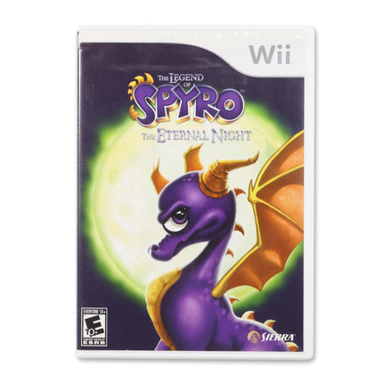 Legend of Spyro The Eternal Night for Nintendo Wii - Case front cover - Complete in box or case and game.