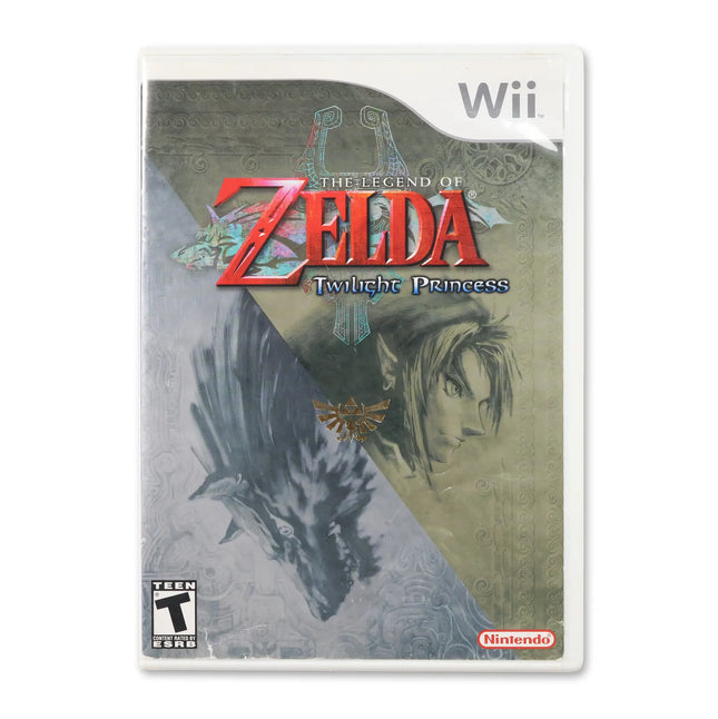 Zelda Twilight Princess for Nintendo Wii - Case front cover - Complete in box or case and game.
