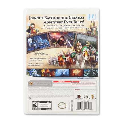 LEGO Lord Of The Rings for Nintendo Wii - Case front cover - Complete in box or case and game.