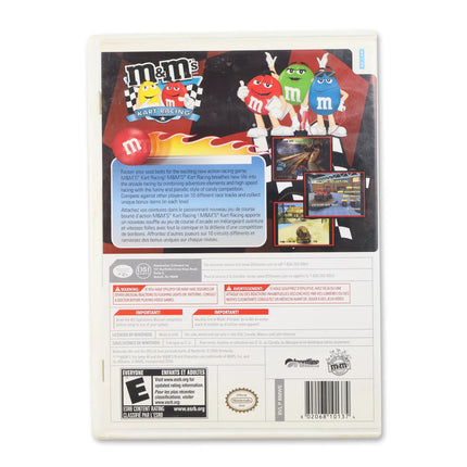 M&M's Kart Racing for Nintendo Wii - Case back cover - Product gallery.