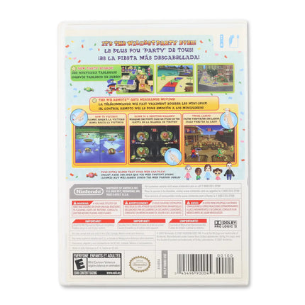 Mario Party 8 for Nintendo Wii - Case back cover - Product gallery.