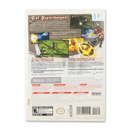 Mario Strikers Charged for Nintendo Wii - Case back cover - Product gallery.