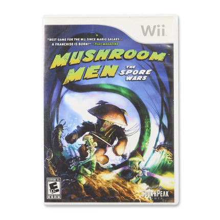 Mushroom Men The Spore Wars for Nintendo Wii - Case front cover - Complete in box or case and game.