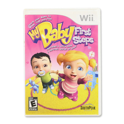 My Baby First Steps for Nintendo Wii - Case front cover - Complete in box or case and game.