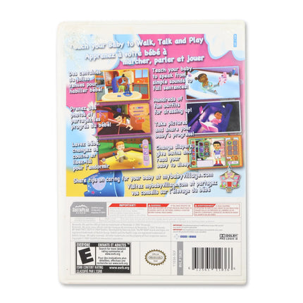 My Baby First Steps for Nintendo Wii - Case back cover - Product gallery.