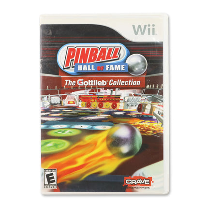 Pinball Hall of Fame: The Gottlieb Collection for Nintendo Wii - Case front cover - Complete in box or case and game.