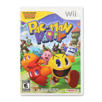 Pac-Man Party for Nintendo Wii - Case front cover - Complete in box or case and game.