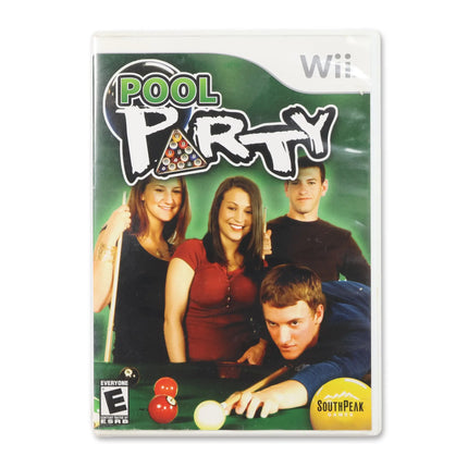 Pool Party for Nintendo Wii - Case front cover - Complete in box or case and game.