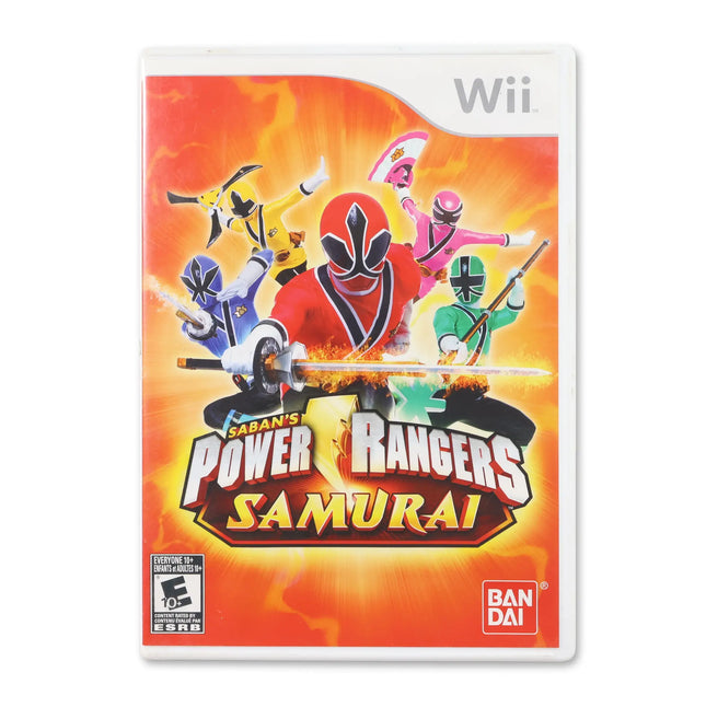 Power Rangers Samurai for Nintendo Wii - Case front cover - Complete in box or case and game.