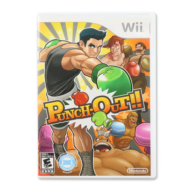 Punch-Out for Nintendo Wii - Case front cover - Complete in box or case and game.