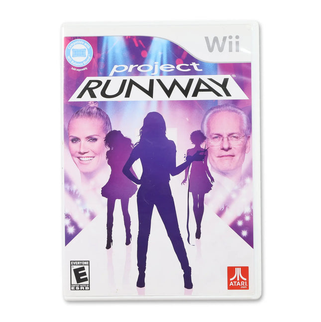 Project Runway for Nintendo Wii - Case front cover - Complete in box or case and game.