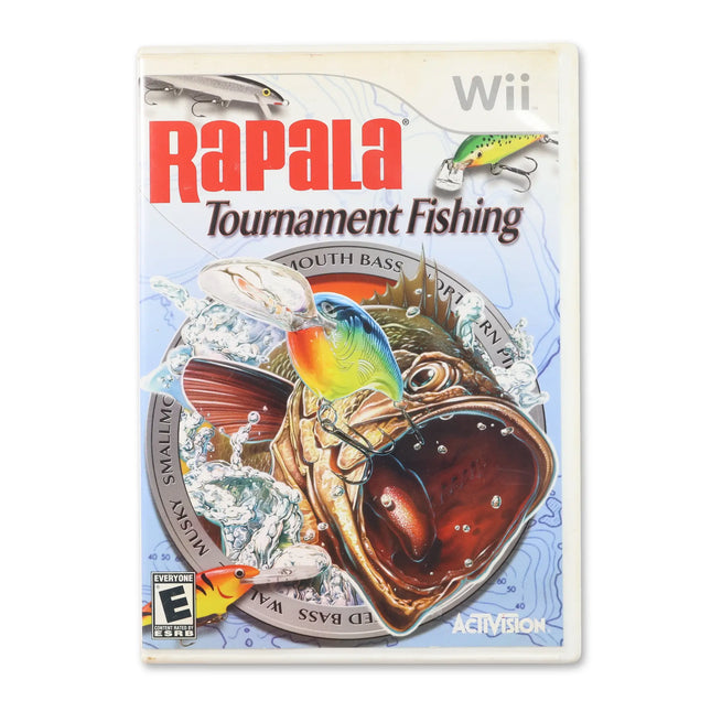 Rapala Tournament Fishing for Nintendo Wii - Case front cover - Complete in box or case and game.