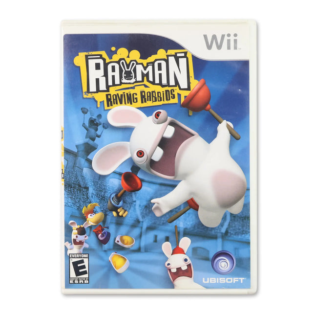 Rayman Raving Rabbids for Nintendo Wii - Case front cover - Complete in box or case and game.