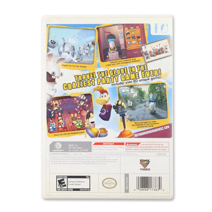Rayman Raving Rabbids 2 for Nintendo Wii - Case back cover - Product gallery.