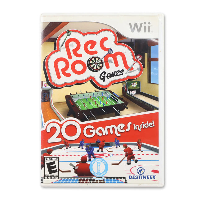 Rec Room Games for Nintendo Wii - Case front cover - Complete in box or case and game.