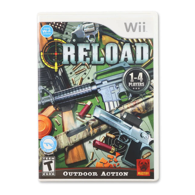 Reload Target Down for Nintendo Wii - Case front cover - Complete in box or case and game.