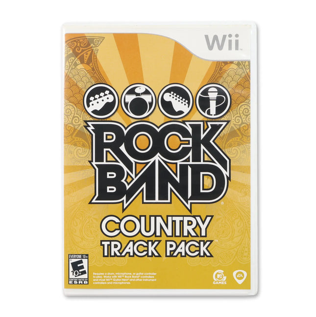 Rock Band Country Track Pack for Nintendo Wii - Case front cover - Complete in box or case and game.