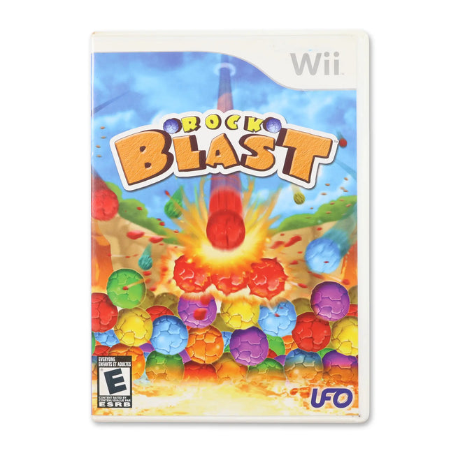 Rock Blast for Nintendo Wii - Case front cover - Complete in box or case and game.