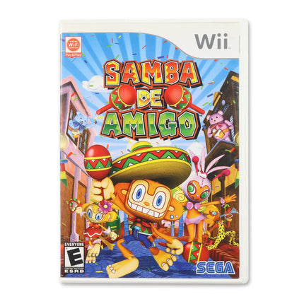 Samba De Amigo for Nintendo Wii - Case front cover - Complete in box or case and game.