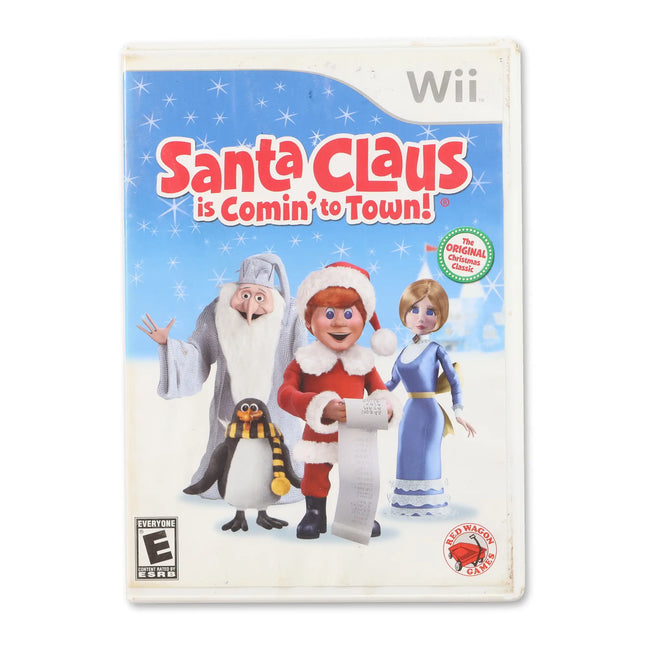 Santa Claus Is Coming To Town for Nintendo Wii - Case front cover - Complete in box or case and game.