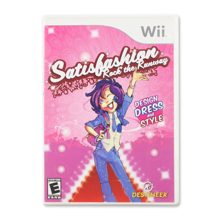 Satisfashion for Nintendo Wii - Case front cover - Complete in box or case and game.
