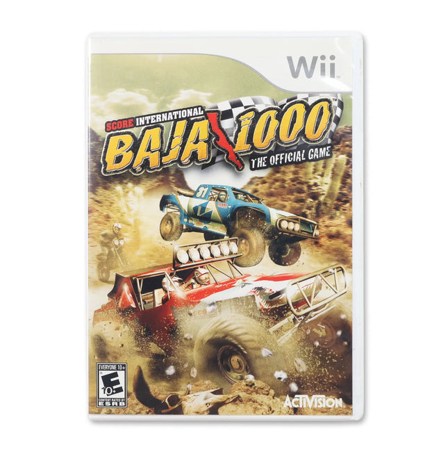 SCORE International Baja 1000 for Nintendo Wii - Case front cover - Complete in box or case and game.