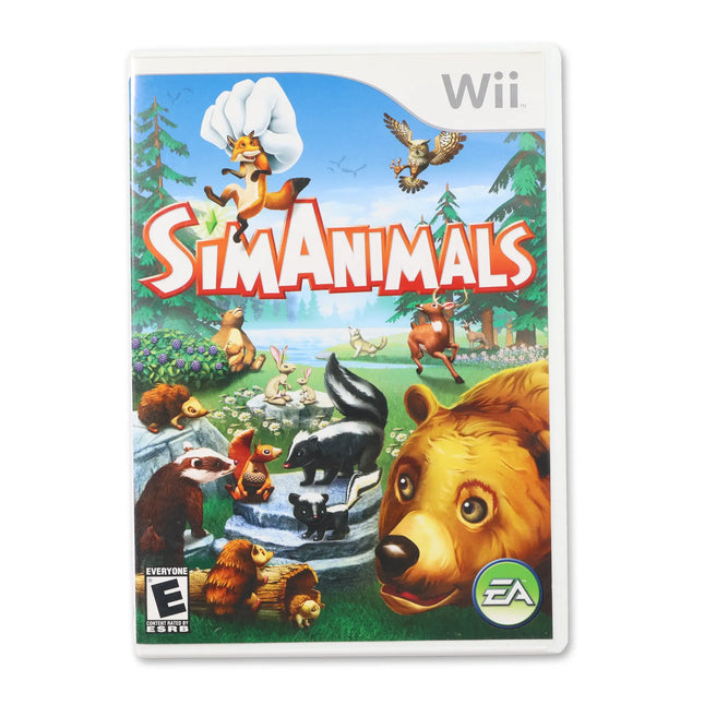 Sim Animals for Nintendo Wii - Case front cover - Complete in box or case and game.