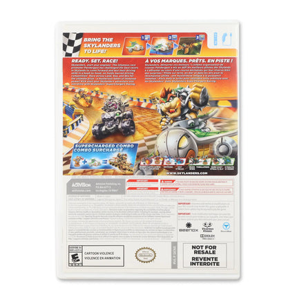 Skylanders Superchargers Racing for Nintendo Wii - Case back cover - Product gallery.