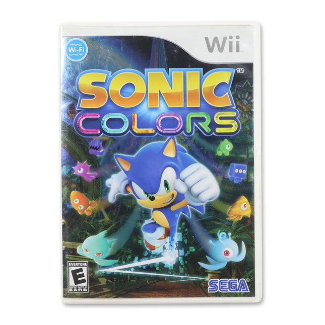Sonic Colors for Nintendo Wii - Case front cover - Complete in box or case and game.